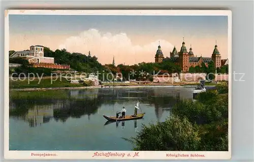 AK / Ansichtskarte Aschaffenburg Main Pompejanum Koenigliches Schloss Kat. Aschaffenburg