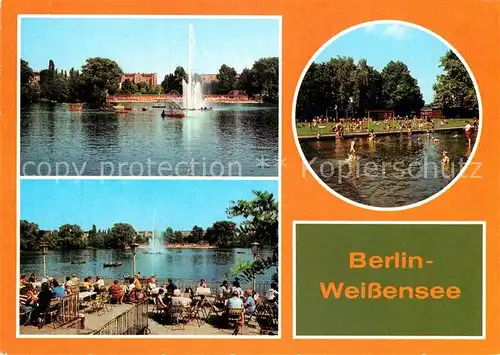 AK / Ansichtskarte Berlin Weissensee Teilansichten Kat. Berlin