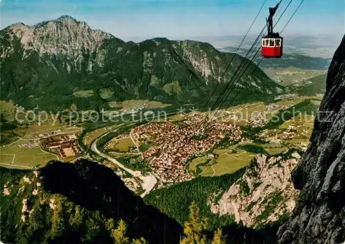 AK / Ansichtskarte Seilbahn Predigtstuhl Bad Reichenhall Hochstaufen  Kat. Bahnen