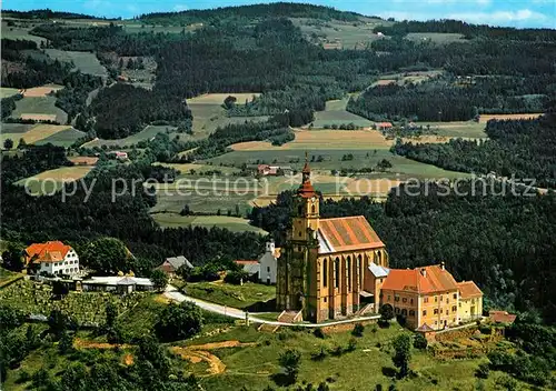 AK / Ansichtskarte P?llauberg Fliegeraufnahme Wallfahrtskirche