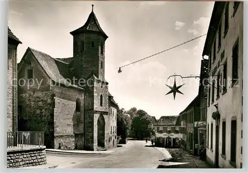 AK / Ansichtskarte Crailsheim Lange Strasse Spitalkirche Kat. Crailsheim