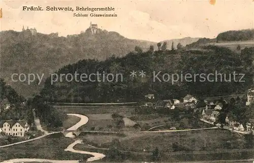AK / Ansichtskarte Goessweinstein Behringersmuehle Schloss  Kat. Goessweinstein