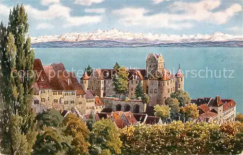 AK / Ansichtskarte Meersburg Bodensee Panorama  Kat. Meersburg