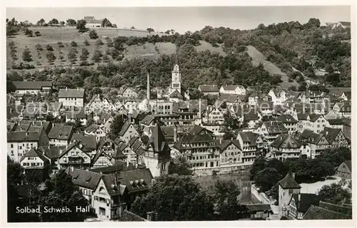 AK / Ansichtskarte Schwaebisch Hall Gesamtansicht  Kat. Schwaebisch Hall