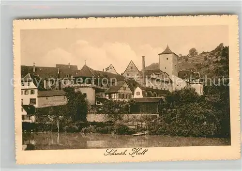 AK / Ansichtskarte Schwaebisch Hall Panorama Kat. Schwaebisch Hall