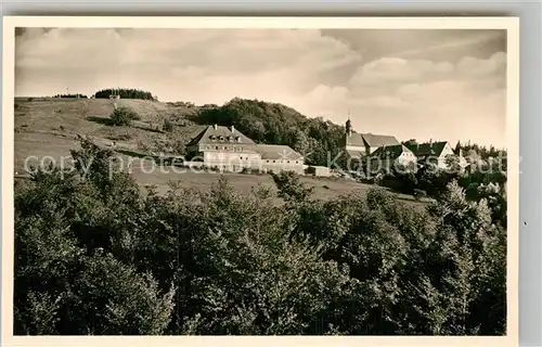 AK / Ansichtskarte Kreuzberg Rhoen Kreuzberghotel Braun Kloster Kat. Gersfeld (Rhoen)