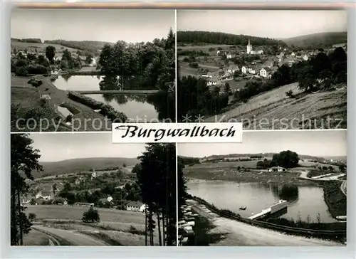 AK / Ansichtskarte Burgwallbach Panoramen Kat. Schoenau a.d.Brend