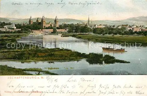 AK / Ansichtskarte Aschaffenburg Main Schloss Panorama Kat. Aschaffenburg