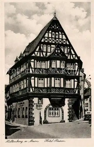 AK / Ansichtskarte Miltenberg Main Hotel Riesen Kat. Miltenberg