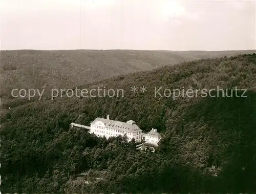 AK / Ansichtskarte Lohr Main Fliegeraufnahme Lungenheilanstalt Kat. Lohr a.Main