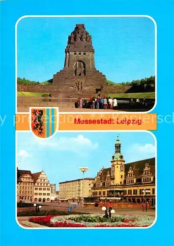 AK / Ansichtskarte Leipzig Voelkerschlachtdenkmal Markt Altes Rathaus Kat. Leipzig