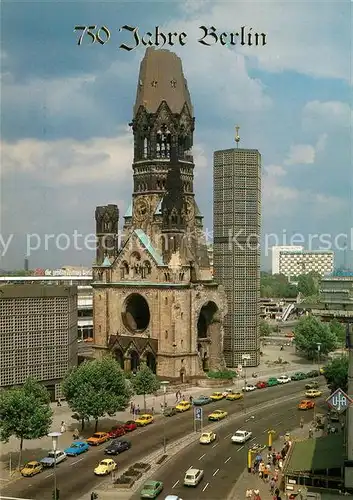 AK / Ansichtskarte Berlin Alte und neue Gedaechtniskirche Kat. Berlin