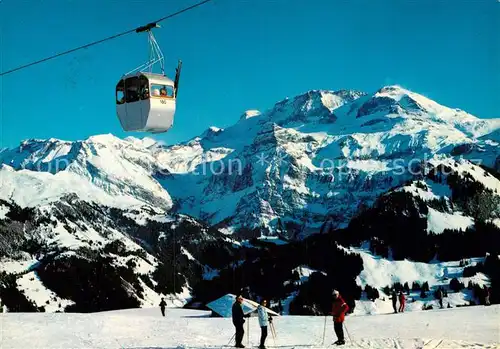 AK / Ansichtskarte Seilbahn Lenk Betelberg Leiterli  Kat. Bahnen