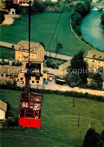 AK / Ansichtskarte Seilbahn Untersberg St. Leonhard Salzburg Kat. Bahnen