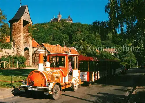 AK / Ansichtskarte Touristenzug Schlossbahn Wernigerode 