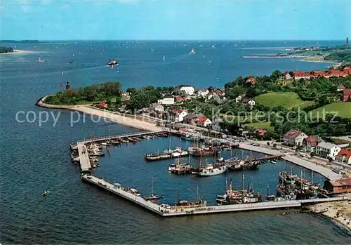 AK / Ansichtskarte Moeltenort Fliegeraufnahme Hafen Ostseebad Heikendorf / Heikendorf /Ploen LKR