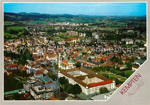 AK / Ansichtskarte Kempten Allgaeu Fliegeraufnahme / Kempten (Allgaeu) /Kempten Stadtkreis