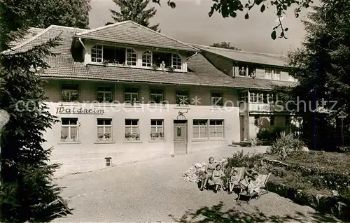 AK / Ansichtskarte Bonndorf Schwarzwald Hotel Pension Waldheim Kat. Bonndorf