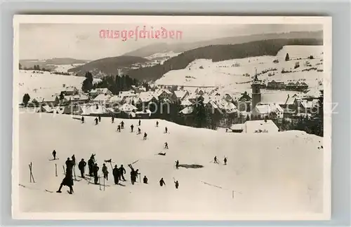 AK / Ansichtskarte Bonndorf Schwarzwald Skipiste Kat. Bonndorf