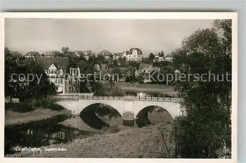 AK / Ansichtskarte Crailsheim Jagstbruecke Kat. Crailsheim