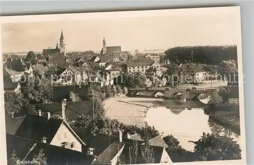 AK / Ansichtskarte Crailsheim Jagstbruecke Kat. Crailsheim