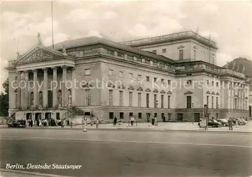 AK / Ansichtskarte Berlin Deutsche Staatsoper Kat. Berlin