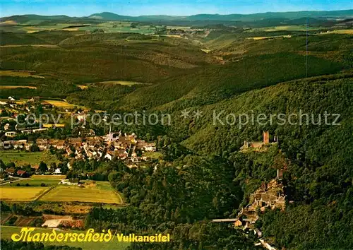 AK / Ansichtskarte Manderscheid Eifel Fliegeraufnahme Kat. Manderscheid