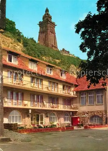 AK / Ansichtskarte Kyffhaeuserdenkmal Erholungsheim Glueck auf  Kat. Bad Frankenhausen