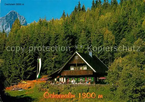 AK / Ansichtskarte Ramsau Dachstein Steiermark Jausenstation Ochsenalm  Kat. Ramsau am Dachstein