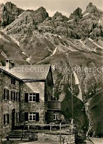 AK / Ansichtskarte Kemptnerhuette Krottenspitzen  Kat. Oberstdorf