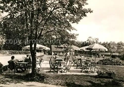 AK / Ansichtskarte Neuglobsow FDGB Ferienobjekt Haus Hirschberg Terrasse Handabzug Kat. Stechlin