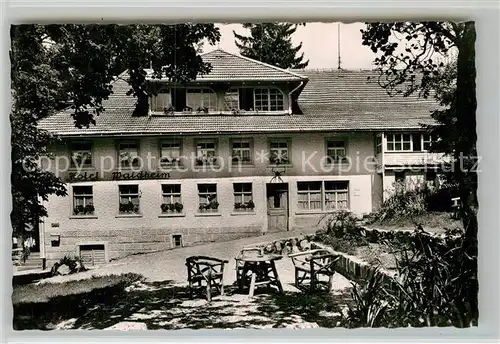 AK / Ansichtskarte Herrischwand Hotel Pension Waldheim Kat. Herrischried