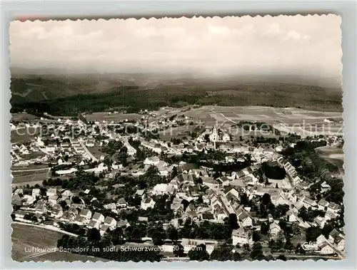 AK / Ansichtskarte Bonndorf Schwarzwald Fliegeraufnahme Kat. Bonndorf