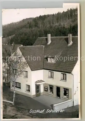 AK / Ansichtskarte Elzhausen Gasthof Schaefer Kat. Braunsbach