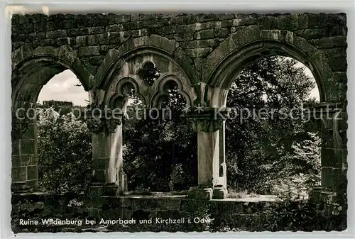 AK / Ansichtskarte Kirchzell Ruine Wildenburg Kat. Kirchzell