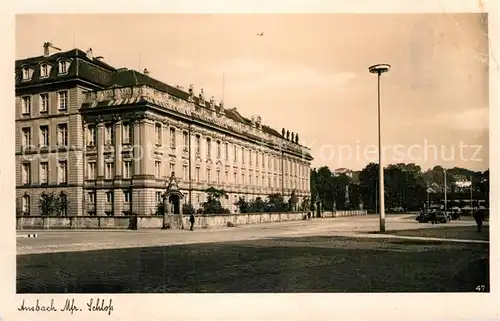 AK / Ansichtskarte Ansbach Mittelfranken Schloss Kat. Ansbach