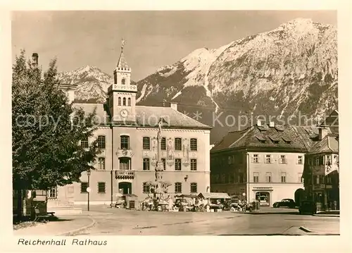 AK / Ansichtskarte Bad Reichenhall Rathaus Alpen Kat. Bad Reichenhall