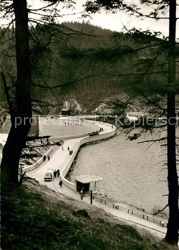 AK / Ansichtskarte Schulenberg Oberharz Okertalsperre Sperrmauer Kat. Schulenberg im Oberharz