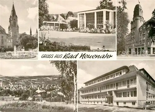 AK / Ansichtskarte Bad Neuenahr Ahrweiler Rosenkranzkirche Trinkhalle Kurhotel Kurklinik Are Kat. Bad Neuenahr Ahrweiler