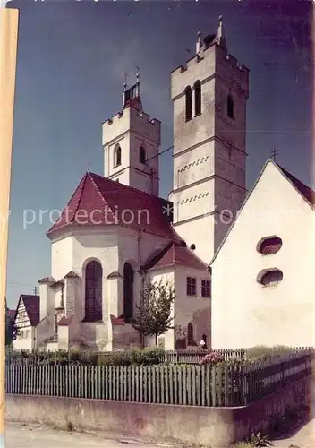 AK / Ansichtskarte Wertingen stadtpfarrkirche Sankt Martin Kat. Wertingen