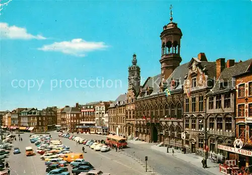 AK / Ansichtskarte Mons Belgien Hotel de Ville et la Place Kat. 