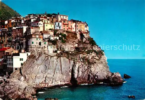 AK / Ansichtskarte Manarola Panorama e scogliera Steilkueste