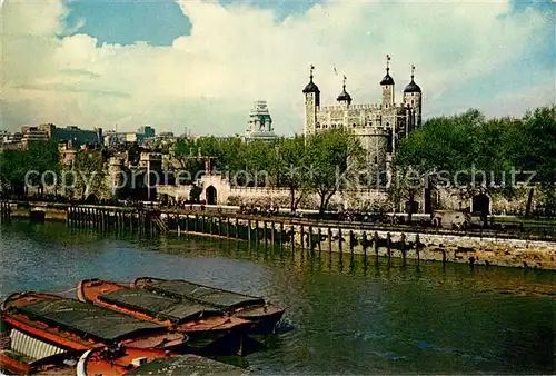 AK / Ansichtskarte London Tower Palace and Fortress Barracks and Prison Kat. City of London