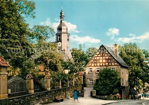 AK / Ansichtskarte Hof Saale An der Lorenzkirche Kat. Hof