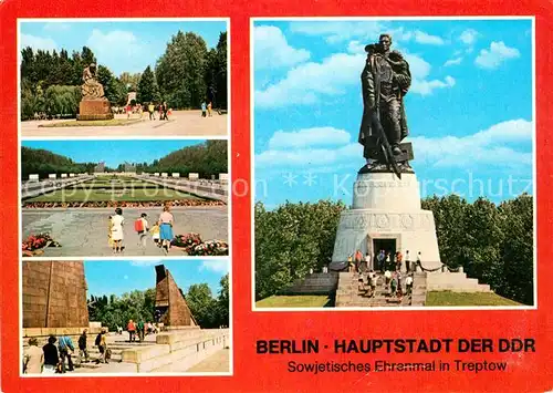 AK / Ansichtskarte Berlin Sowj Ehrenmal in Treptow Kat. Berlin