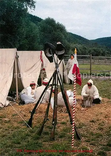 AK / Ansichtskarte Jena Thueringen 190 Jahre Schlacht bei Jena und Auerstadt Zelte historische Gruppe / Jena /Jena Stadtkreis