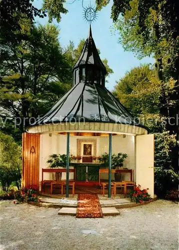 AK / Ansichtskarte Muenchen Exerzitienhaus Schlo? F?rstenried Waldkapelle / Muenchen /Muenchen LKR