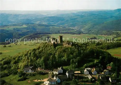 AK / Ansichtskarte Nuerburg Fliegeraufnahme Schloss  / Nuerburg /Ahrweiler LKR