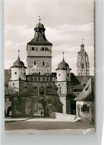 AK / Ansichtskarte Weissenburg Bayern Ellinger Tor  Kat. Weissenburg i.Bay.