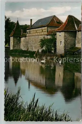 AK / Ansichtskarte Weissenburg Bayern Partie am Seeweiher Kat. Weissenburg i.Bay.